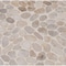 Msi Dorado River Rock SAMPLE Tumbled Marble Mesh-Mounted Mosaic Tile ZOR-MD-0117-SAM - alternate 4